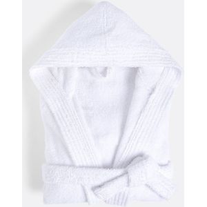 Badjas met kap in bouclette badstof 450 g/m2, Haxel