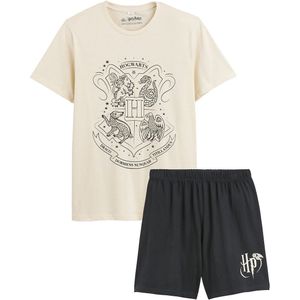 Pyjashort Harry Potter HARRY POTTER. Katoen materiaal. Maten XL. Zwart kleur