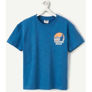 T-shirt met korte mouwen TAPE A L'OEIL. Katoen materiaal. Maten 2/3 jaar - 86/94 cm. Blauw kleur