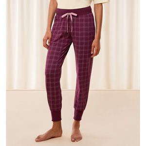 Pyjamabroek in katoen Mix & Match TRIUMPH. Katoen materiaal. Maten 42 FR - 40 EU. Rood kleur