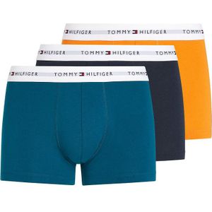 Set van 3 boxershorts Signature cotton essential TOMMY HILFIGER. Katoen materiaal. Maten XL. Groen kleur