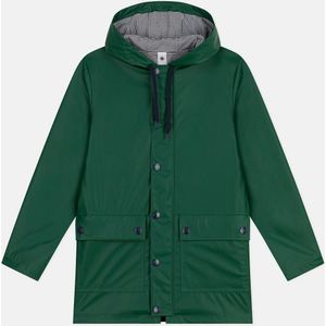 Iconische regenjas voor dames of heren PETIT BATEAU. Polyurethaan materiaal. Maten XL. Groen kleur