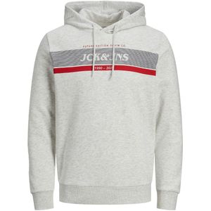 Hoodie Jjalex JACK & JONES. Katoen materiaal. Maten XXL. Grijs kleur