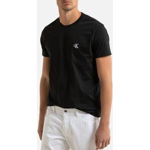 T-shirt slim model CK Essential CALVIN KLEIN JEANS. Katoen materiaal. Maten 3XL. Zwart kleur