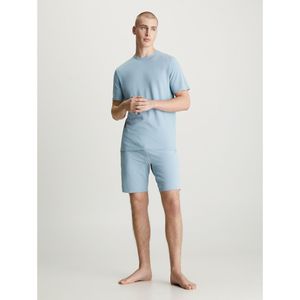 Pyjamashort CALVIN KLEIN UNDERWEAR. Katoen materiaal. Maten M. Blauw kleur