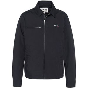 Jasje met hemdskraag Cadams SCHOTT. Polyester materiaal. Maten XXL. Blauw kleur