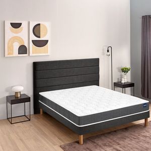 Regular BULTEX® koudschuim matras, 19 cm BULTEX.  materiaal. Maten 100 x 200 cm. Wit kleur