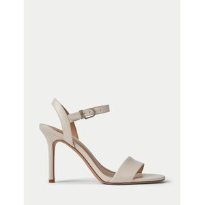 Sandalen met hak GWEN LAUREN RALPH LAUREN. Leer materiaal. Maten 36. Wit kleur