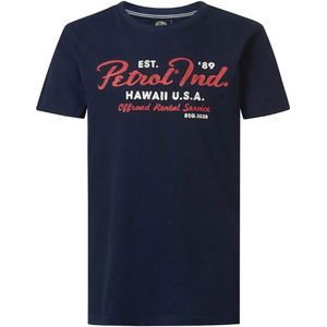 T-shirt met korte mouwen PETROL INDUSTRIES. Katoen materiaal. Maten 16 jaar - 174 cm. Blauw kleur