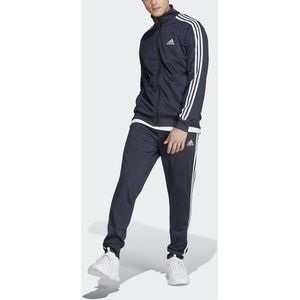 adidas Sportswear Basic 3-Stripes Tricot Trainingspak - Heren - Blauw- 2XL