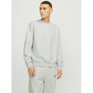 Losse sweater met ronde hals JACK & JONES. Katoen materiaal. Maten XL. Grijs kleur