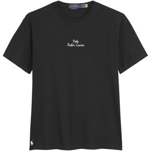 Recht T-shirt met logo POLO RALPH LAUREN. Katoen materiaal. Maten XXL. Zwart kleur