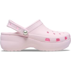 Klassieke Pearl plateauklompen CROCS. Plastic materiaal. Maten 36/37. Roze kleur