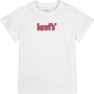 T-shirt met korte mouwen LEVI'S KIDS. Katoen materiaal. Maten 12 jaar - 150 cm. Wit kleur
