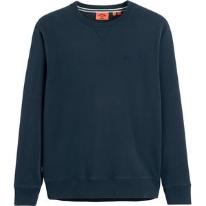 Sweater met ronde hals en logo Essential SUPERDRY. Katoen materiaal. Maten L. Blauw kleur