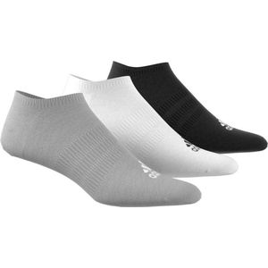 Set van 3 paar fijne sokken adidas Performance. Katoen materiaal. Maten XL+. Zwart kleur