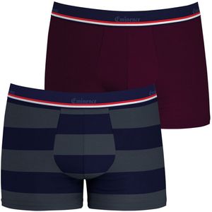 Set van 2 boxershorts, made in France EMINENCE. Katoen materiaal. Maten S. Rood kleur