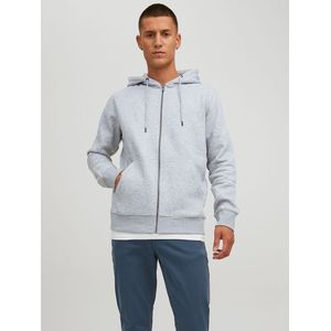 Zip-up Hoodie JACK & JONES. Katoen materiaal. Maten XL. Grijs kleur