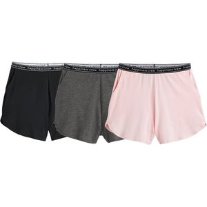 Set van 3 shorts LA REDOUTE COLLECTIONS. Katoen materiaal. Maten 10 jaar - 138 cm. Roze kleur