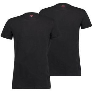 Set van 2 T-shirts met ronde hals LEVI'S. Katoen materiaal. Maten XL. Zwart kleur