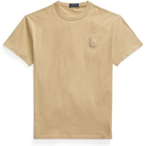 Recht T-shirt POLO RALPH LAUREN. Katoen materiaal. Maten L. Beige kleur