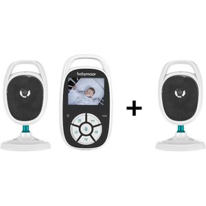Video babyfoon yoo see met extra camera BABYMOOV.  materiaal. Maten één maat. Wit kleur