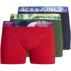 Set van 3 boxershorts JACK & JONES. Katoen materiaal. Maten M. Multicolor kleur