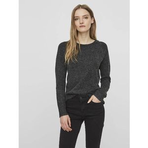 VERO MODA Gemêleerde Gebreide Trui VMDOFFY Zwart