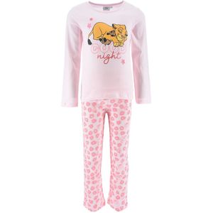 Pyjama The Lion King LE ROI LION. Katoen materiaal. Maten 5 jaar - 108 cm. Roze kleur