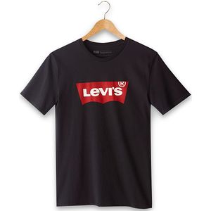 Bedrukt T-shirt met ronde hals LEVI'S. Katoen materiaal. Maten XS. Zwart kleur