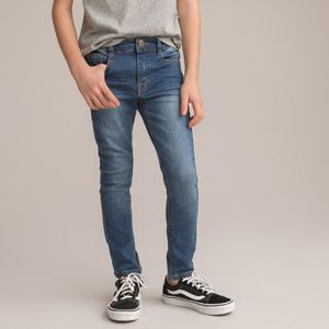 Skinny jeans LA REDOUTE COLLECTIONS. Denim materiaal. Maten 10 jaar - 138 cm. Blauw kleur