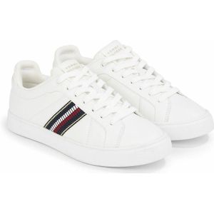 Leren sneakers Icon Court TOMMY HILFIGER. Leer materiaal. Maten 40. Wit kleur