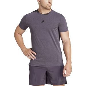 T-shirt voor running/trail D4T adidas Performance. Polyester materiaal. Maten S. Grijs kleur