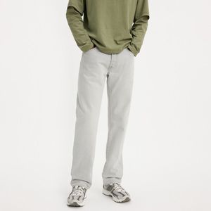 Rechte jeans 501® LEVI'S. Katoen materiaal. Maten Maat 34 (US) - Lengte 32. Grijs kleur