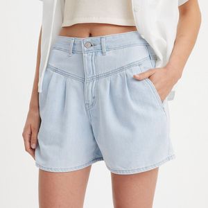 Short Featherwr eight Mom LEVI'S. Denim materiaal. Maten 29 US - 36/38 EU. Blauw kleur