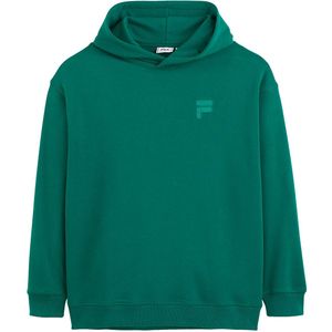 Oversized sweater met ton sur ton logo FILA. Katoen materiaal. Maten XXL. Groen kleur