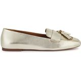 Ademende loafers Marsilea GEOX. Leer materiaal. Maten 39. Goudkleur kleur