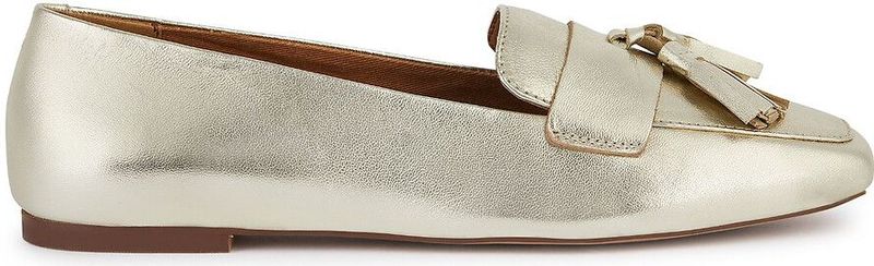 Ademende loafers Marsilea GEOX. Leer materiaal. Maten 39. Goudkleur kleur
