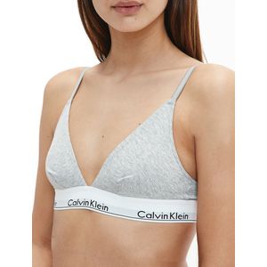 Triangel BH Modern Cotton CALVIN KLEIN UNDERWEAR. Katoen materiaal. Maten S. Grijs kleur