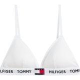 Triangelbeha TOMMY HILFIGER. Katoen materiaal. Maten XL. Wit kleur