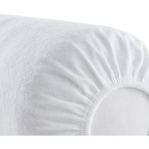 Ondersloop bolster in molton katoen LA REDOUTE INTERIEURS.  materiaal. Maten 160 cm. Wit kleur