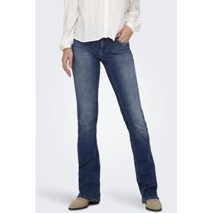 Flare jeans, lage taille ONLY. Denim materiaal. Maten XL / L32. Blauw kleur