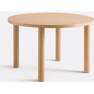 Tafelblad voor 4 tot 6 personen LA REDOUTE INTERIEURS. Hout, medium (MDF) materiaal. Maten 6 personen. Kastanje kleur