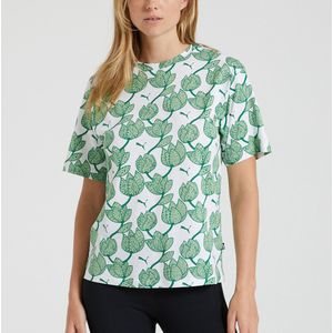 T-shirt Essentials Blossom AOP tee PUMA. Katoen materiaal. Maten XL. Groen kleur