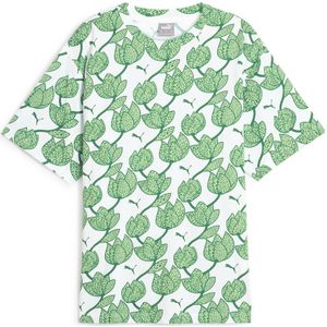 T-shirt Essentials Blossom AOP tee PUMA. Katoen materiaal. Maten S. Groen kleur