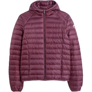 Korte donsjas, tussenseizoen JOTT. Polyester materiaal. Maten XXL. Violet kleur