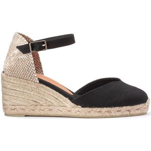 Espadrilles in katoen Chiarita CASTANER. Katoen materiaal. Maten 39. Zwart kleur