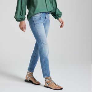 Cropped slim jeans Alexa S-Sdm FREEMAN T. PORTER. Denim materiaal. Maten S. Blauw kleur