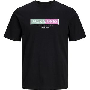 T-shirt met ronde hals JACK & JONES. Katoen materiaal. Maten S. Zwart kleur