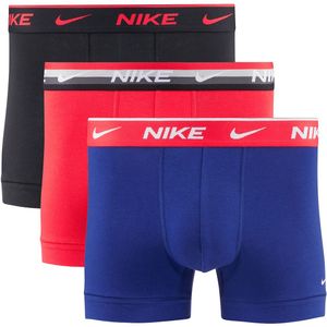 Set van 3 effen boxershorts Signature NIKE. Katoen materiaal. Maten XS. Zwart kleur